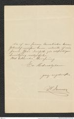 Nachlass Franz Steindachner, Brief von Hermann Danner an Franz Steindachner (28.09.1890), Inv.Nr. 93.03, Seite 2